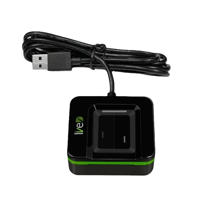 Live20R USB Fingerprint Scanner, Support Windows XP/Vista/7/8/10(32/64 Bit), Linux(32/64 Bit), Android