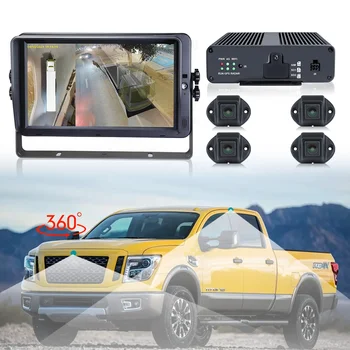 Stonkam Hd 360 Degree Car Camera Bird View Surround Monitor System 3d ...