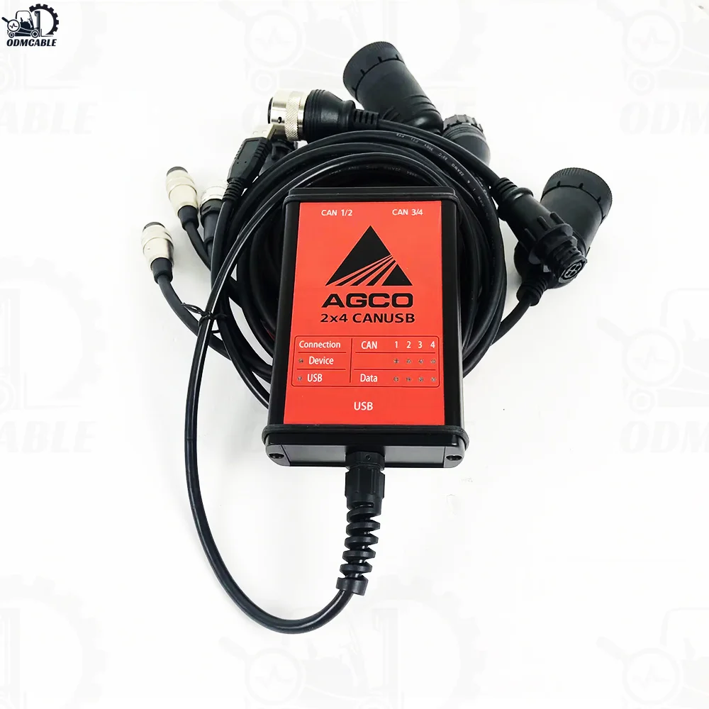 Ready to Use for AGCO CANUSB EDT Interface Electronic Diagnostic Tool Heavy Duty Agricultural Diagnosis Scanner
