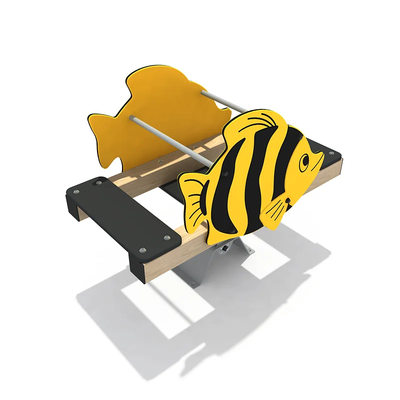 Animal-style PE Board Children's Seesaw Playground Equipment Seats, Applied in Amusement Parks