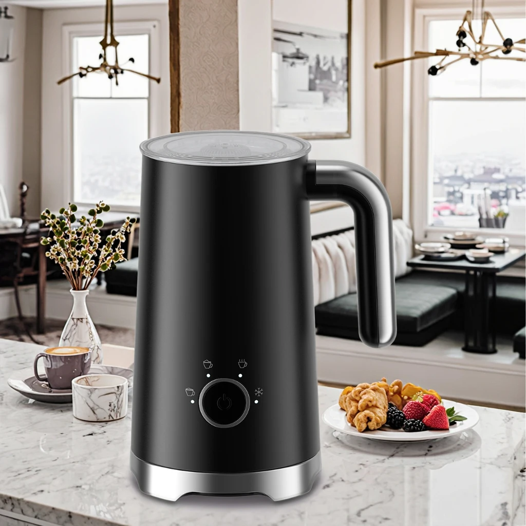 Professional 4 Mode 400W Automatic Quiet Milk Frother Foam Maker for Home Kitchen Use
