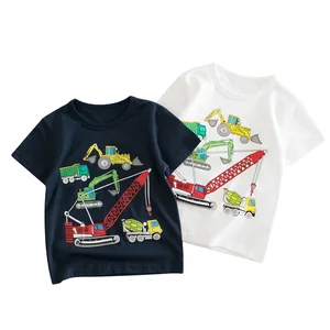 Wholesale Children'S Short Sleeve Clothing 100% Cotton Summer Boy Kids T Shirts