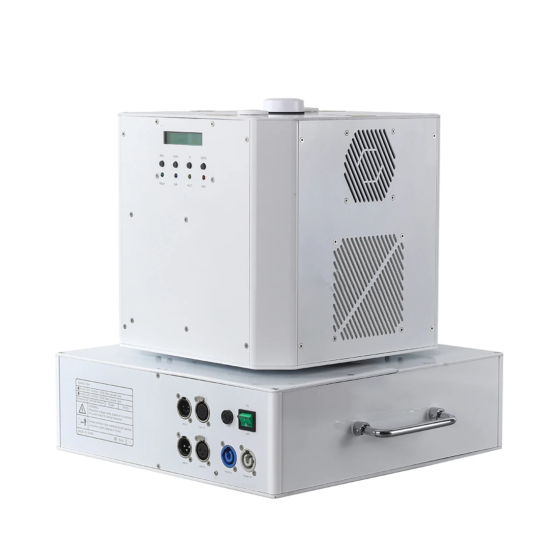 1300W Rotation Cold Spark Machine Double Spray Fireworks Fountain Spin Rotating Cold Sparkler Wedding Stage Show Machine