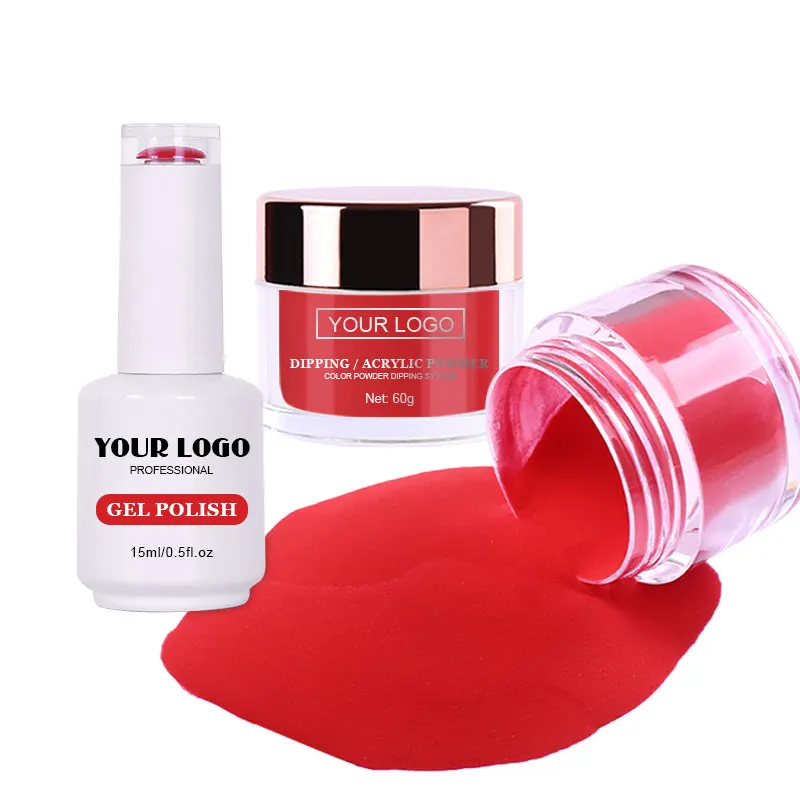 Дизайн ногтей Гель-лака и порошок Комплект 3 в 1 цвет акриловый Фрезер для cо