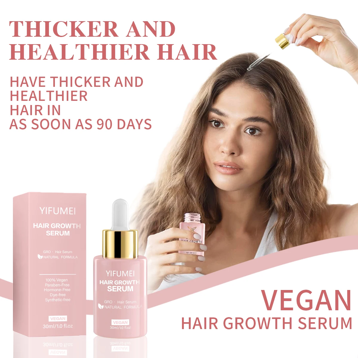 Private Label Natural Organic Vegan Repair Regrowth Biotin Scalp Care