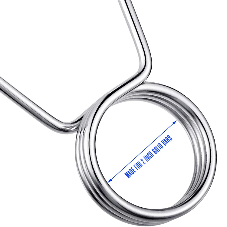 Customized Logo Competition Barbell Lock Clamp Spring Collars