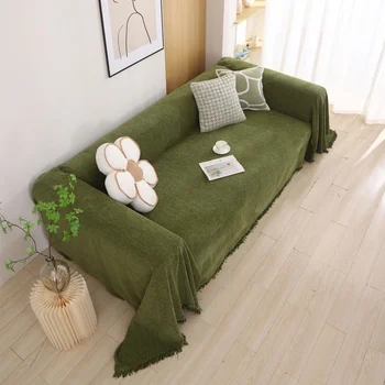 Modern Simple Dustproof Warm Thickened Plush Anti-Slip Sofa Cushion Polyester Material for Sectional Sofa