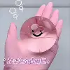 Jouet spongieux boule transparente