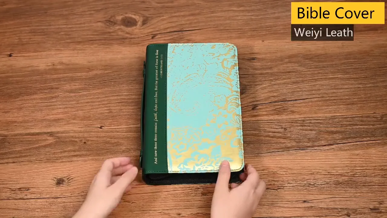 Personalized Wholesale Bible Cover Bible Bag Embossed Logo Bible