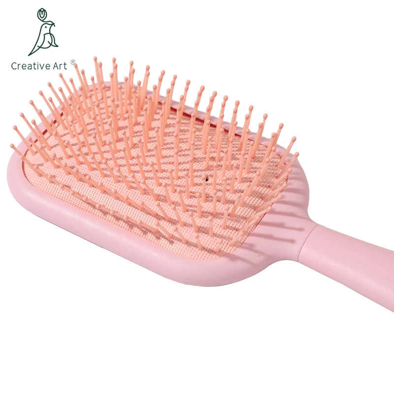 Paddle Hair Brush Custom Logo Hair Detangling Scalp Massage Brush
