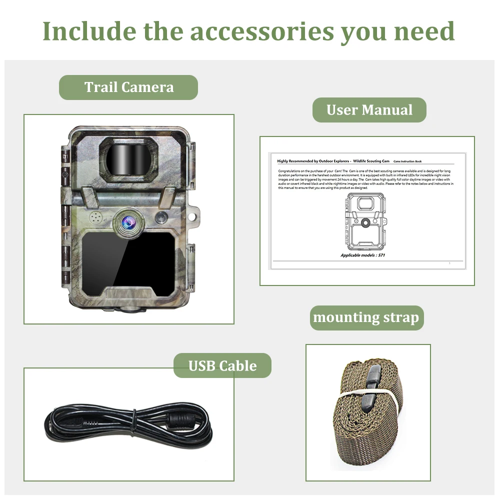 Keepguard 940NM No-glow 1-9 Burst Time-lapse Trail Camera PIR