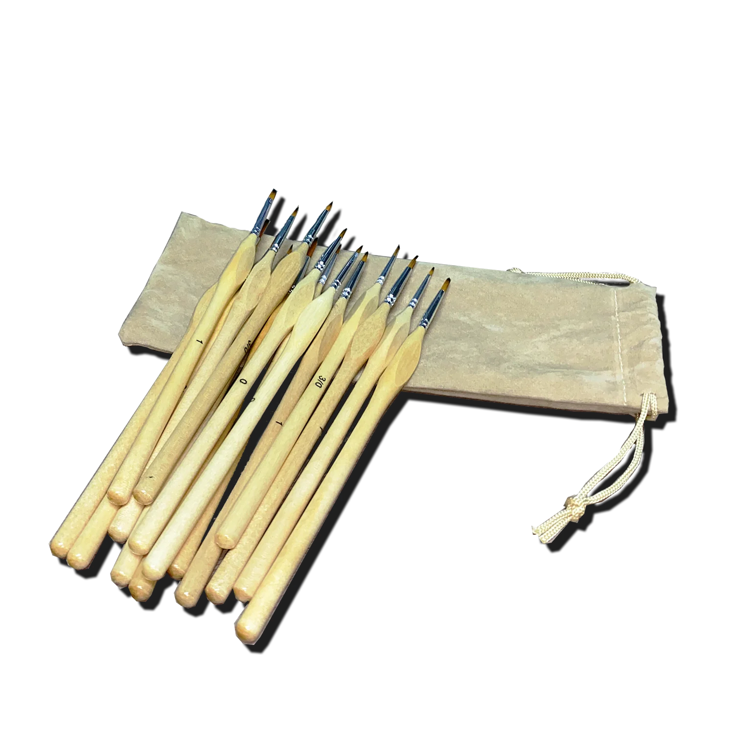 Watercolor 3 Pcs Artist Paint Brush Set Set Art Supplies Premium