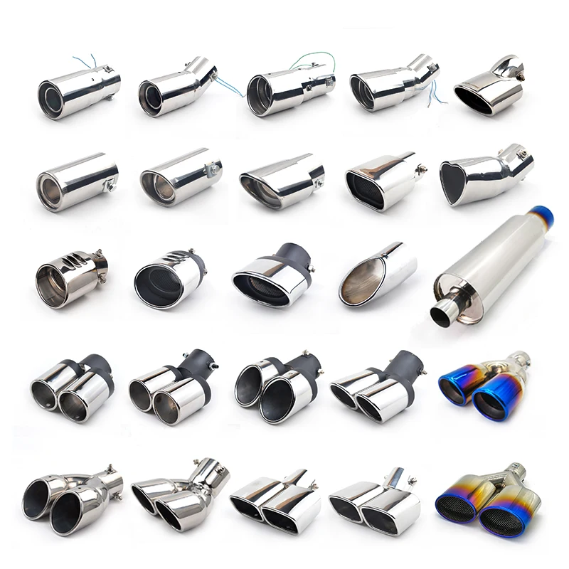Customized Color Stainless Steel Car Exhaust Tail Pipes Performance
