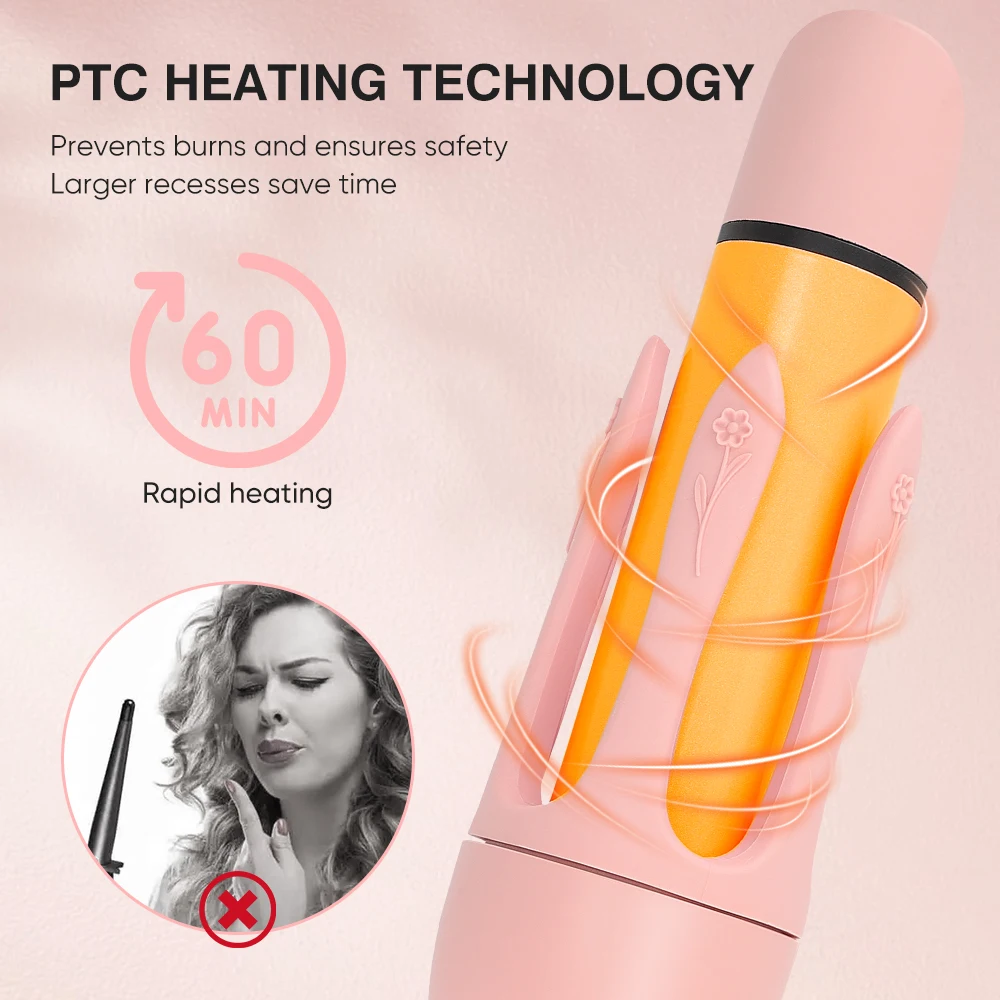 Professional Salon  Automatic 2 in 1 Hair Curler and Straightener Hair Curler Auto Curling Iron  New Design Hair Curler