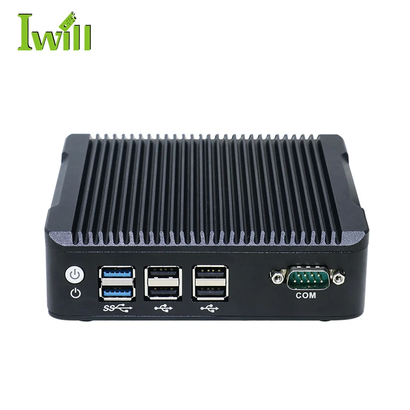 Mini PC Dual NIC - Quad Core Industrial Fanless Box PC