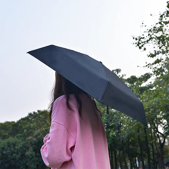 World's Smallest Automatic Umbrella 5 Folding Umbrella Auto Mini Pocket