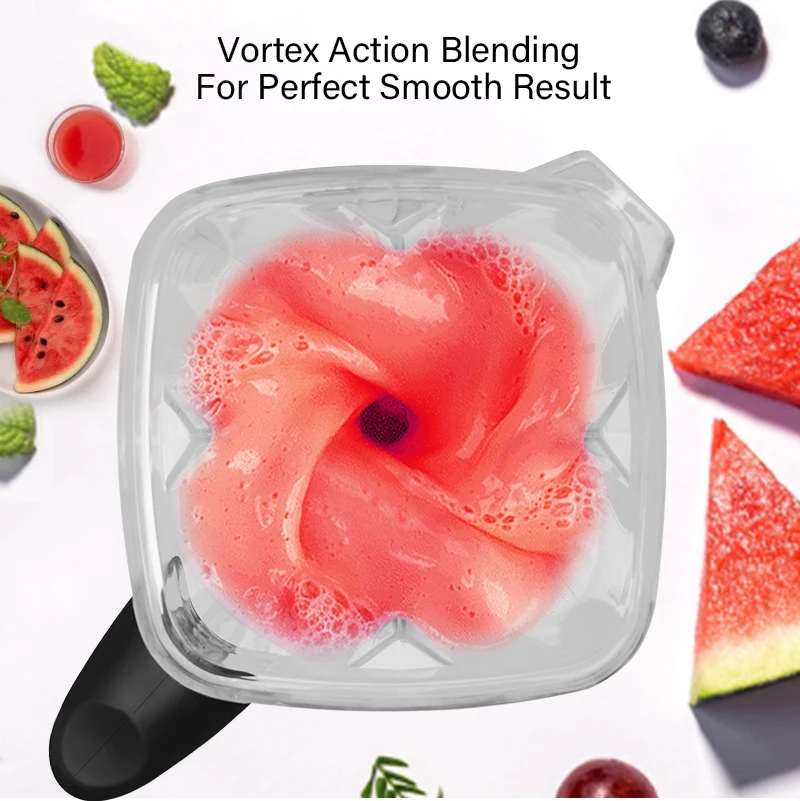 Timer Blender 2L Jar Electric Multifunction Blender Mini Blender for Kitchen Gift Copper Motor Box Power Button Control Smoothie