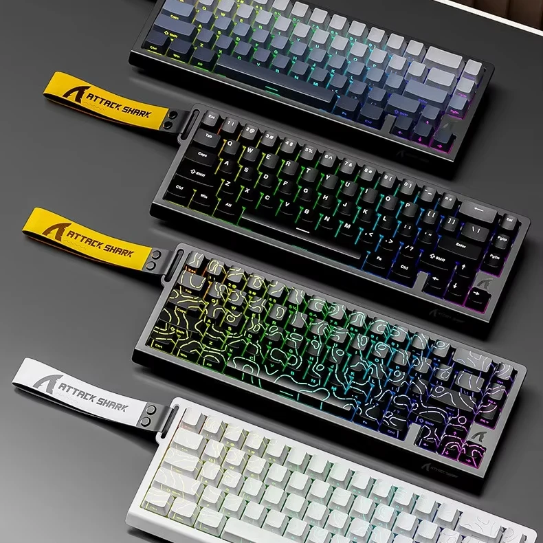 アタックサメX68HEワイヤードメカニカルキーボードゲーム磁気スイッチ