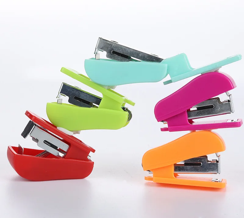 10 Staples Random Color Without Stapler Stapler Small Office Stationery For No 