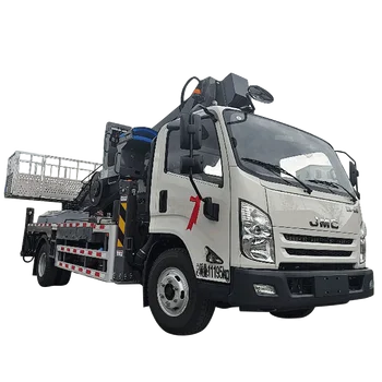 Made-in-china 400 KG Hydraulic Aerial Work Platform Vehicle Bucket Truck Bucket Loading Capacity For Sale