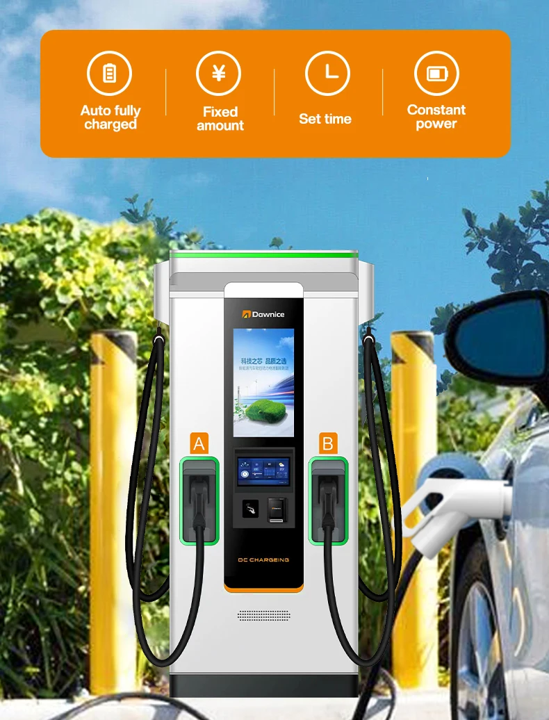 Electric Level 3 Dc Charger Truck Public Ev Fast 240kw 250kw 300kw 360kw 400kw Charging Station 350kw with Advertising Screen