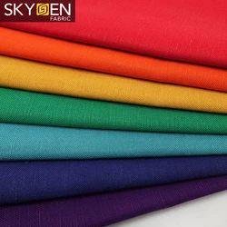 Skygen мягкая льняная вискозная Смешанная текстильная ткань для одежды прозрачная
