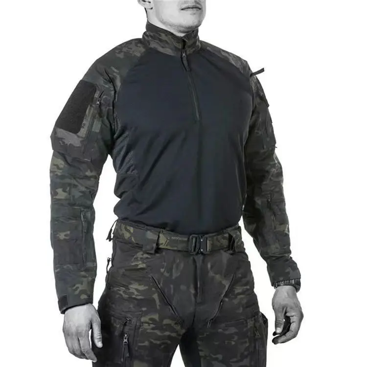 solid color multicam black outdoor black brown tactical frog suit