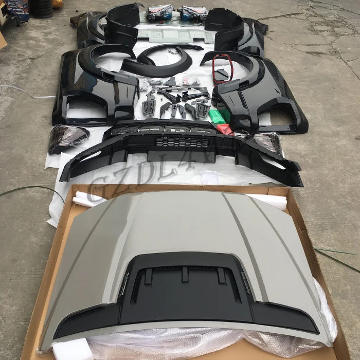 Auto Upgrade Bumper Kit Conversion Body Kit for Ranger T9 Upgrade to F150 Raptor
