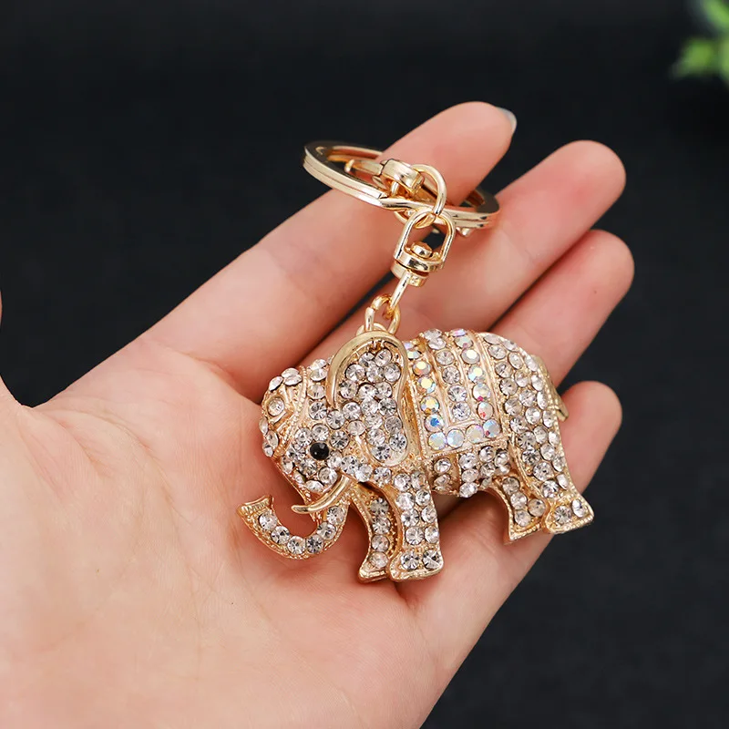 thumbnail image 2 of Xanadu Designs Pink Elephant Rhinestone Charms – Gold Plated, C3174, Choose 2, 5, Or 10 Pieces 2 of 5