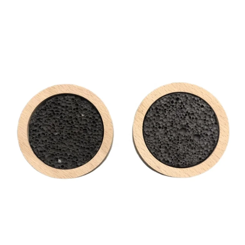 Hot Sale Aroma Diffuser Natural Volcanic Rock Lava Stone  Accept Custom Shape Cube Stone Round Cake Stone