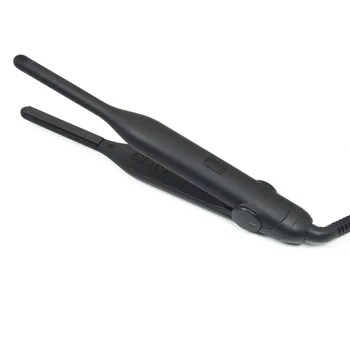 Personalized hair iron straightener Titanium Ceramic Heating Plate flat iron with led