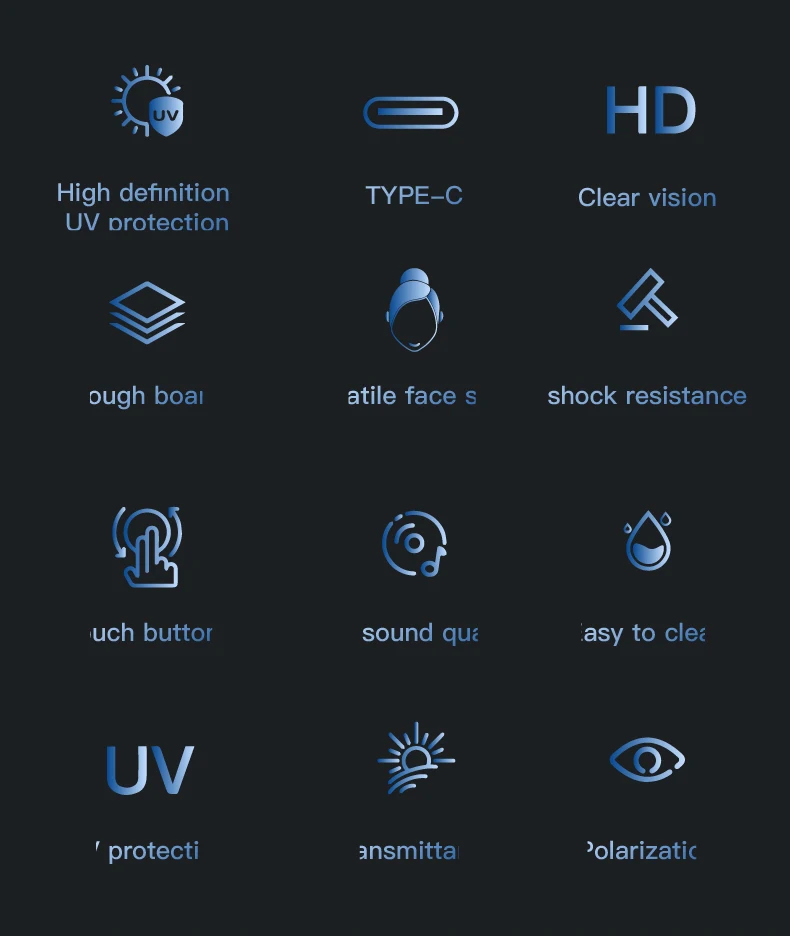 Chinese factory supplier supply  2025 F08 Men Smart Sunglasses Uv Protection Wireless 5.3 Stereo Sound Women Smart Wearable Headset 2025 - Buy Smart Glasses wireless Bt Smart Audio Glasses smart Glasses For Men Women