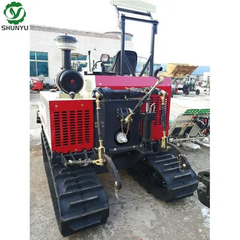 WORLD rubber track tractor crawler rotary tiller