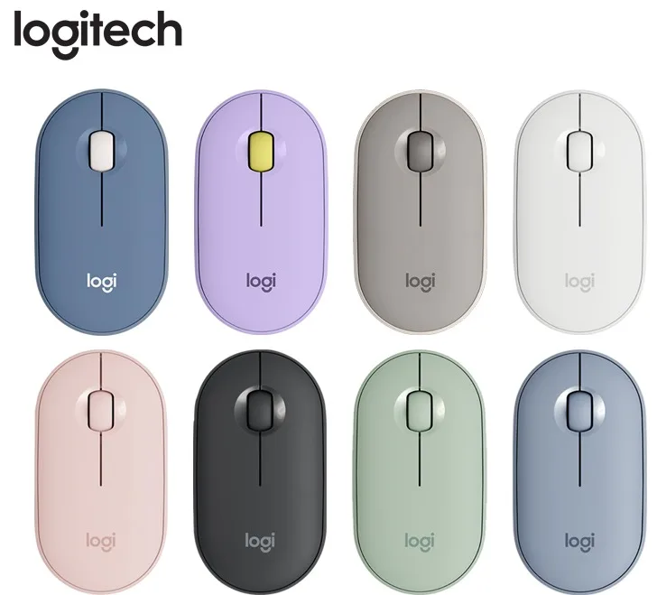 Logitech Pebble Laptop Tablet Computer Mouse Wireless Bluetooth Mouse ...