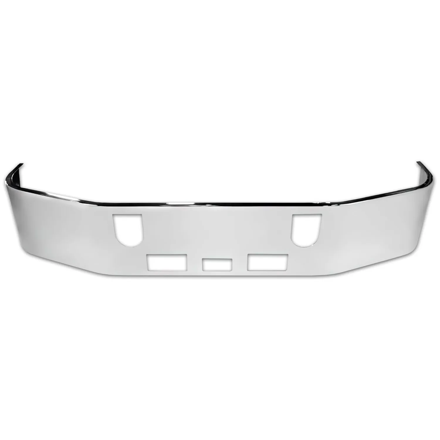 Chrome Steel Front Bumper compatible with Mack CH Set Forward Chrome