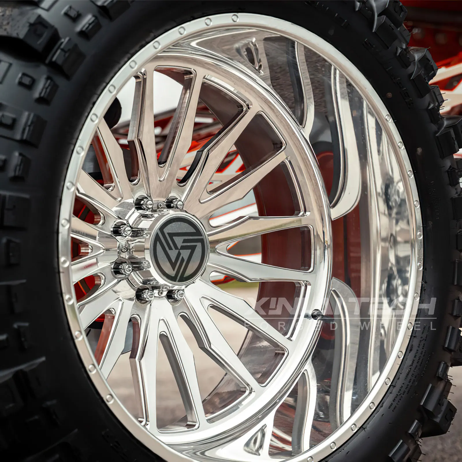 XL Deep Dish Monoblock Polished Forged Alloy Wheel for Pickup Truck Ford F150 F250 Chevy Ram Custom Wheels 6x139.7 Off Road Rim - Image 1