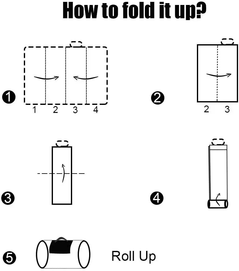 Anpassbare, strapazierfähige, tragbare und faltbare, verdickte Picknickdecke und Campingmatte aus EVA-Material_voghion.com