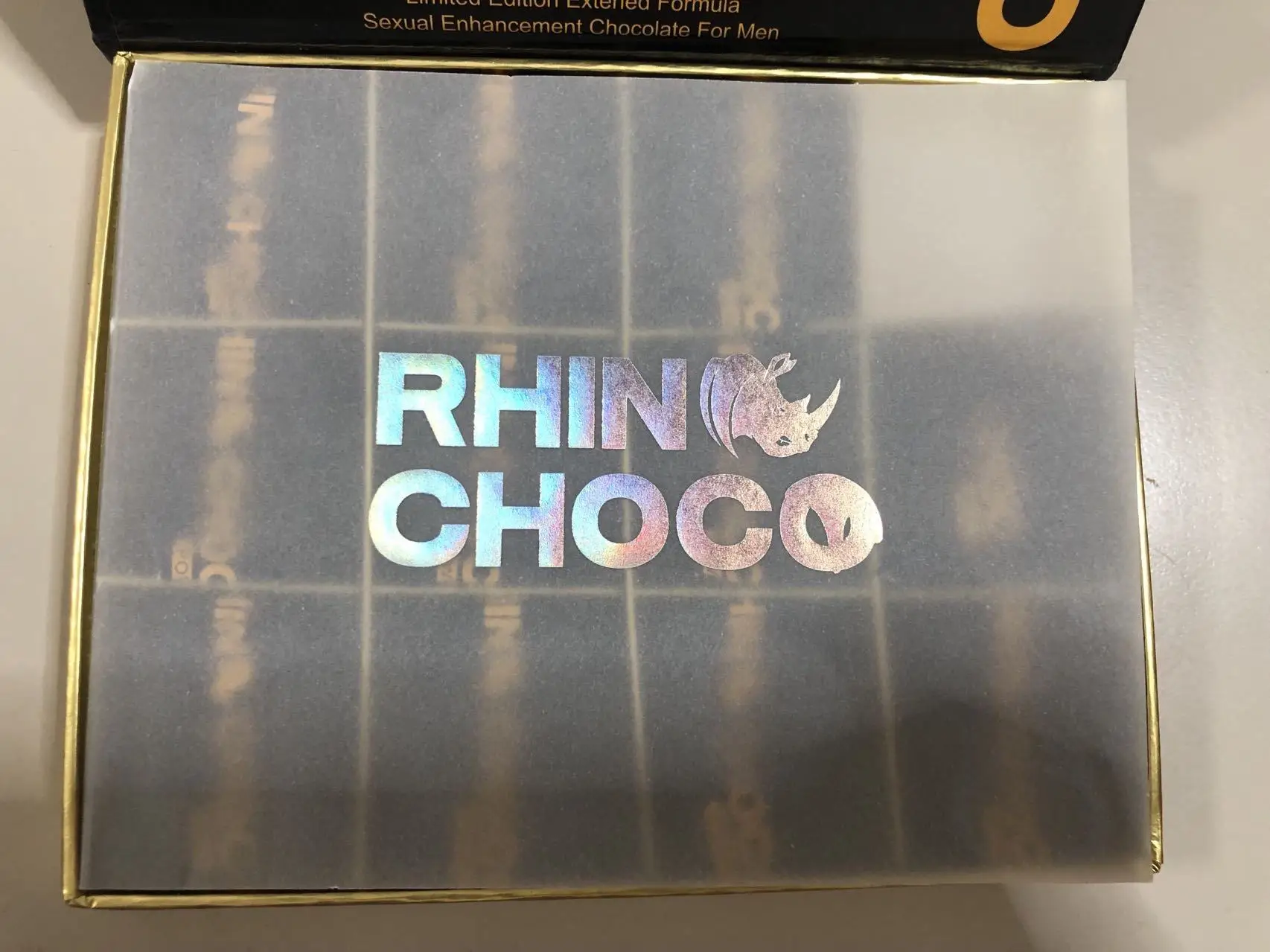 12 Models HOT SELL Packing Box for Rhi Chocolate Outer Packing Vip Chocolate for Supplier Royal RHINO CHOCO VIP