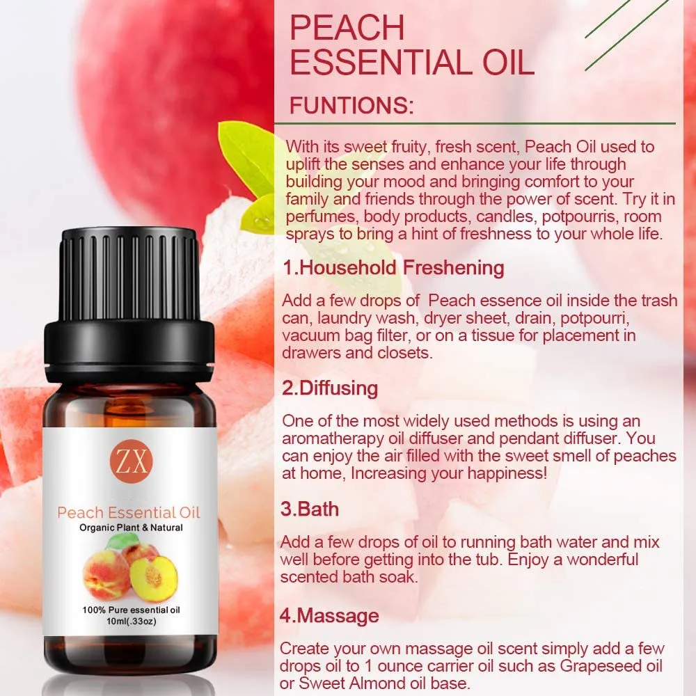 エッセンシャルオイル Peach Essential Oil - Premium Quality for DIY Projects