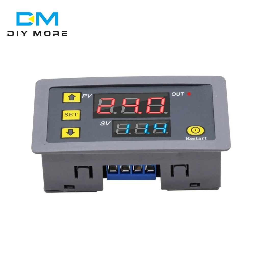 Modulo Relè Timer Multifunzione AC 110V 220V 230V Con Display A LED Digale Rardo Ciclico Interruttore On/off - Foto 2