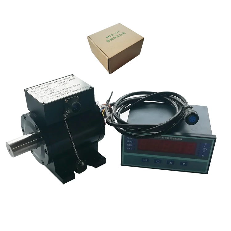 PLC568 Thread Mounting 1000Nm 2500Nm 10000 Nm Transmission Car Rotary Torque Meter Sensor with Power Measurement