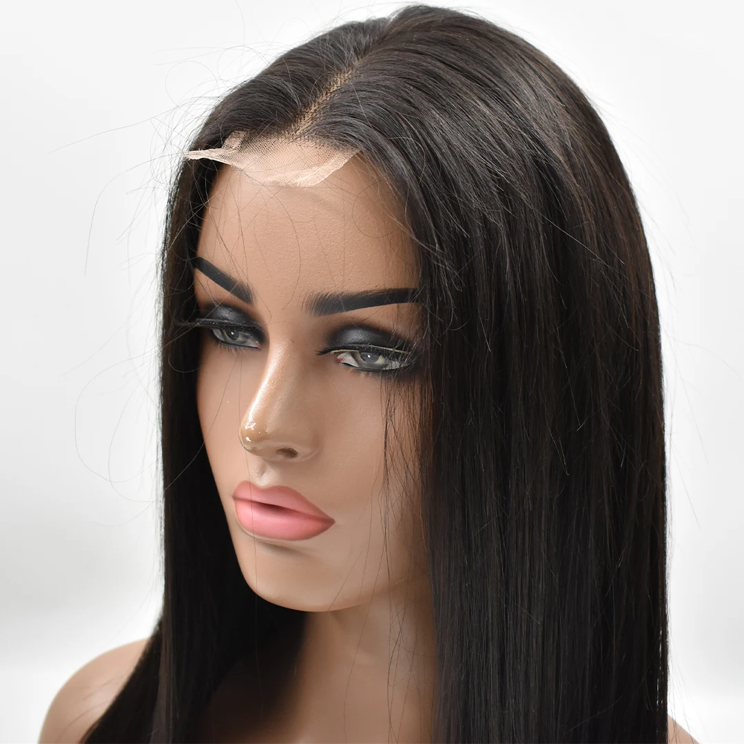 2*6 HD Invisible Lace Closure Wig - Natural, Remy Hair display picture 3