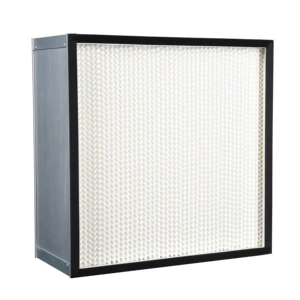 Clean Room High Efficiency H13 Hepa 99.99% Filter SS Frame Paper Separator