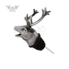07C  Boîte Antique en Étain Cerf Chanceux