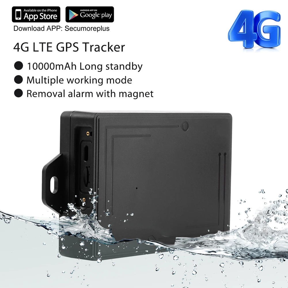 Wireless GPS Tracker Portable Asset Magnet GPS Tracker 4G Car Tracking Device