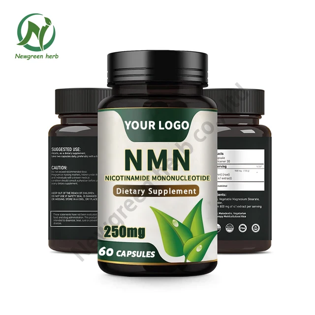 Newgreen Supply OEM NMN Capsules Anti-aging Powder 99% NMN Supplements Capsules