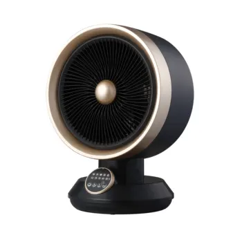 1500W Digital Table Fan Heater with Oscillation
