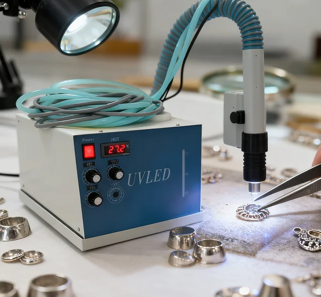 product uvled mini curing lamp ultraviolet curing machine semi automatic electronic parts glue bonding-2