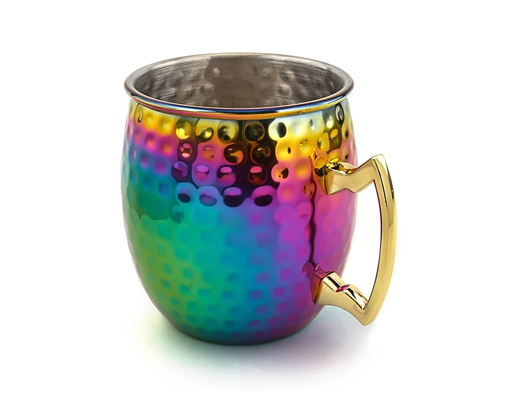 Food grade custom metal bar water cups 5L wholesale big moscow copper mule mug copper drinking cup