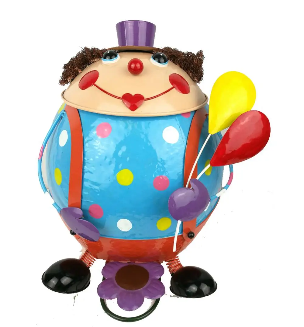 Dustbin Can Colorful Clown Shape Outdoor Street Dustbin multi